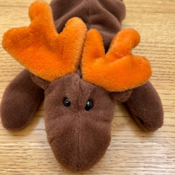Ty Beanie Baby Chocolate the Moose - Picture 1 of 7